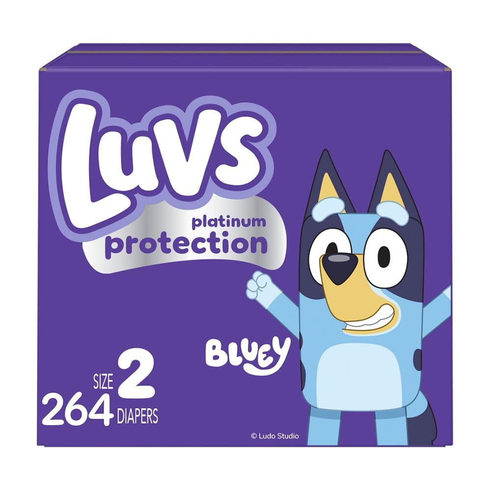 Luvs Platinum Protection Baby Diapers, Size S5 (20-37 lb), 172 Count