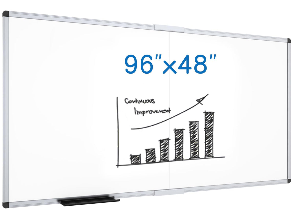 VIZ-PRO Magnetic Dry Erase Board, 36 X 24 Inches, Silver Aluminium Frame Father Jim Norris notebooks