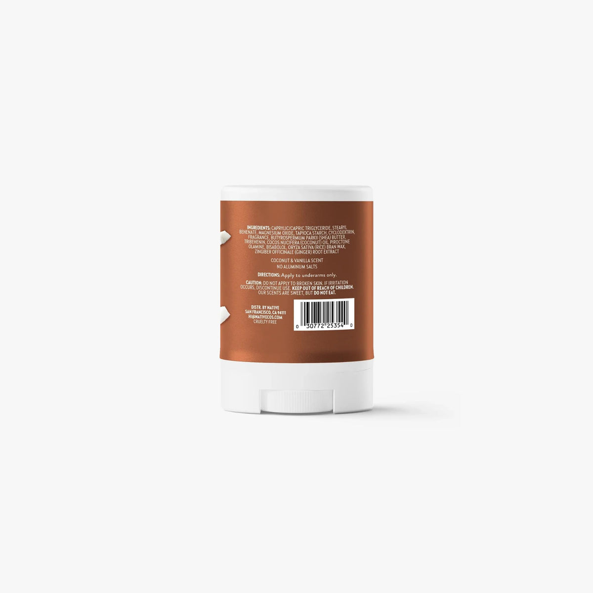 Native Aluminum-Free Deodorant for Women & Men, Coconut & Vanilla, 2.65oz