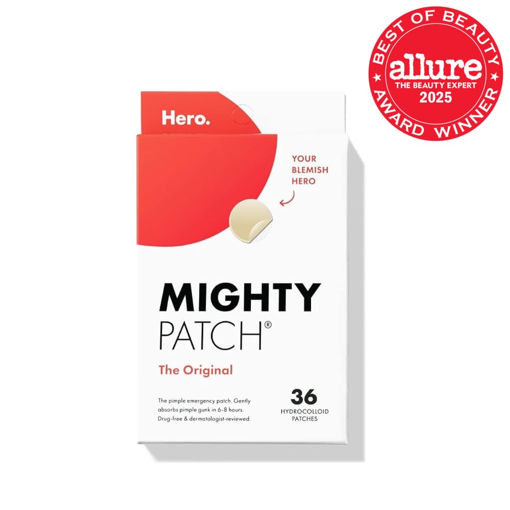 Mighty Patch Hero Cosmetics Original Nighttime Acne Pimple Patches, 36 Ct Father Jim Norris notebooks
