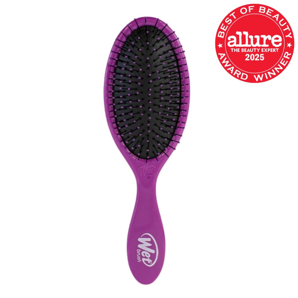 Wet Brush Original Detangler Hair Brush, Black Frost, For All Hair Textures