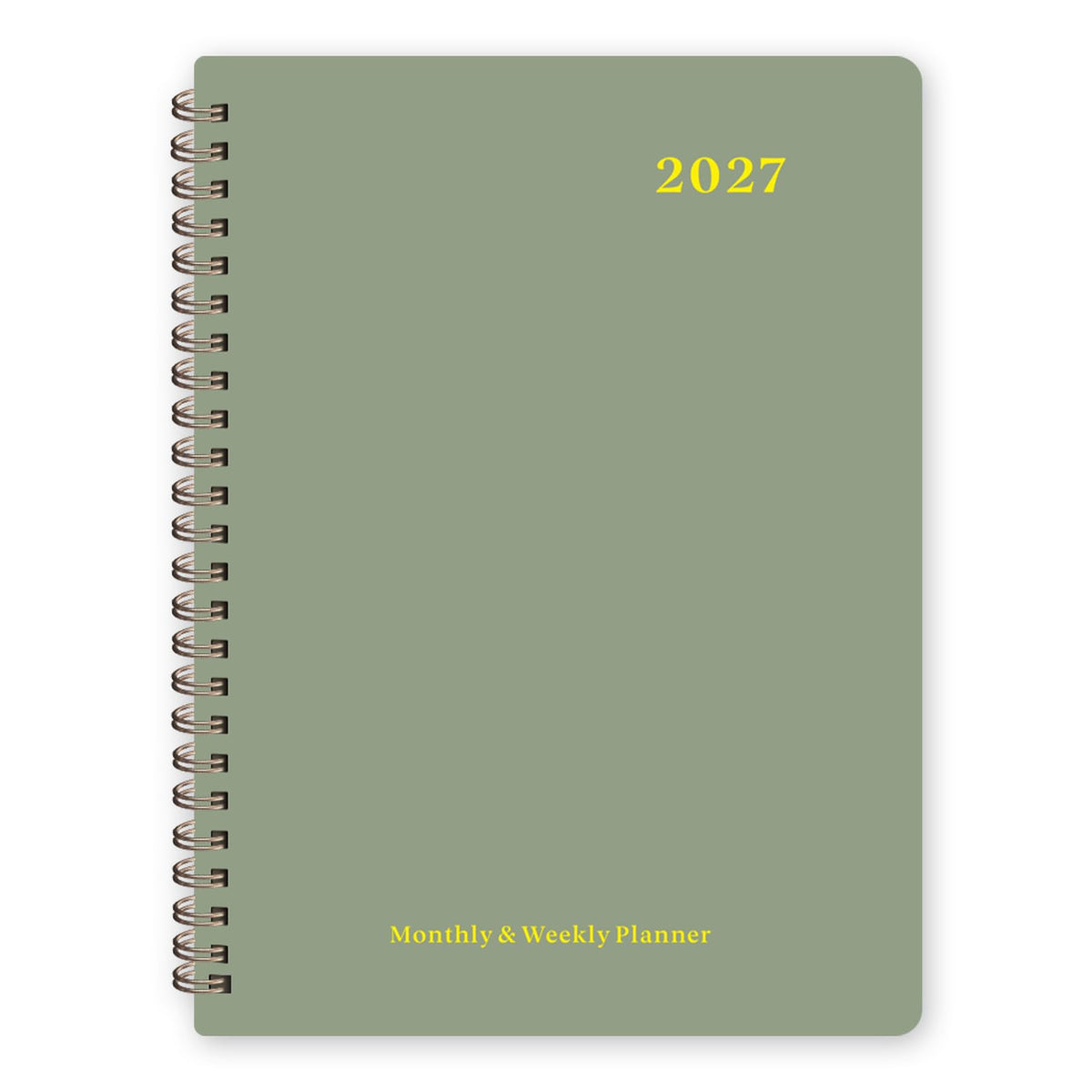 2027 Planner, Weekly and Monthly Calendar Planner Book, A5(6.3'' x 8.5'') Father Jim Norris notebooks