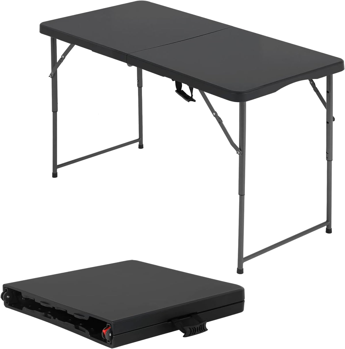 BestOffice | 6FT Folding Table | Black | Portable Plastic Table Father Jim Norris notebooks