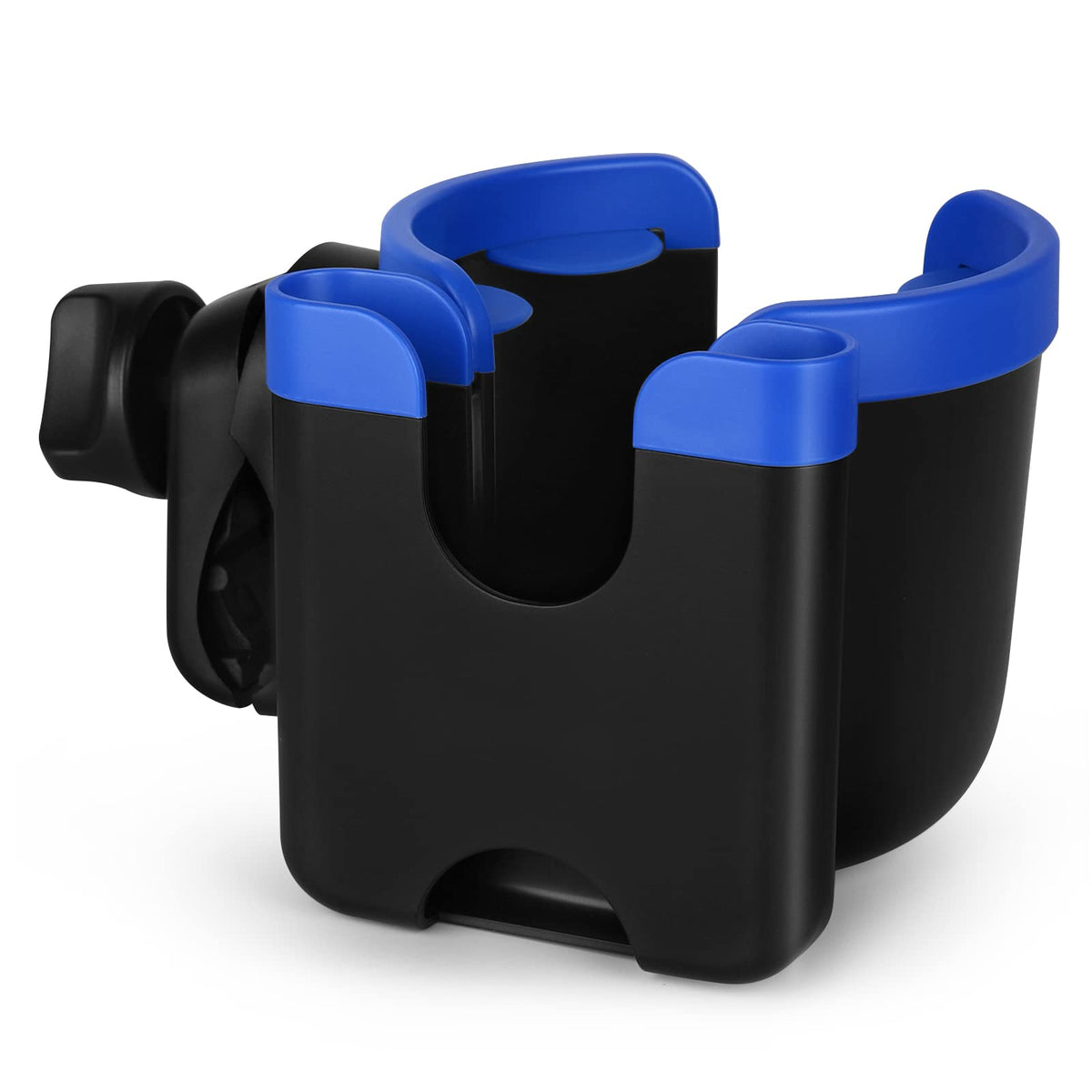 Accmor Stroller Cup Holder with Phone Holder, Bike Cup Holder, Walker Scooter Wheelchair Cup Holder Attachment, Universal Cup Holder for Uppababy Graco Strollers