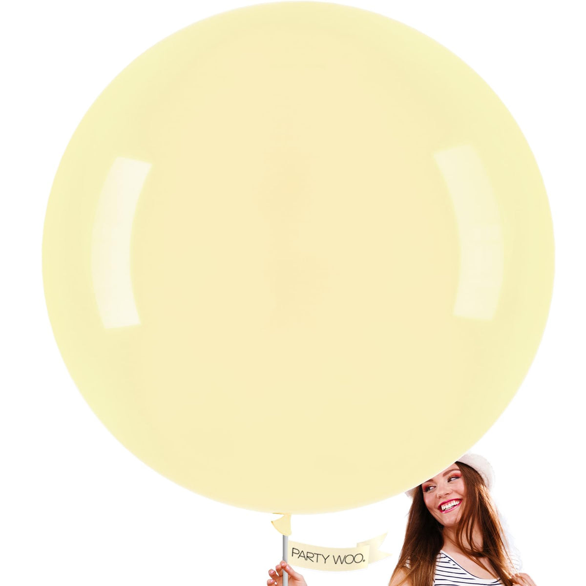 PartyWoo Assorted Colors Rainbow Balloons 50pcs Multicolor Colorful Color