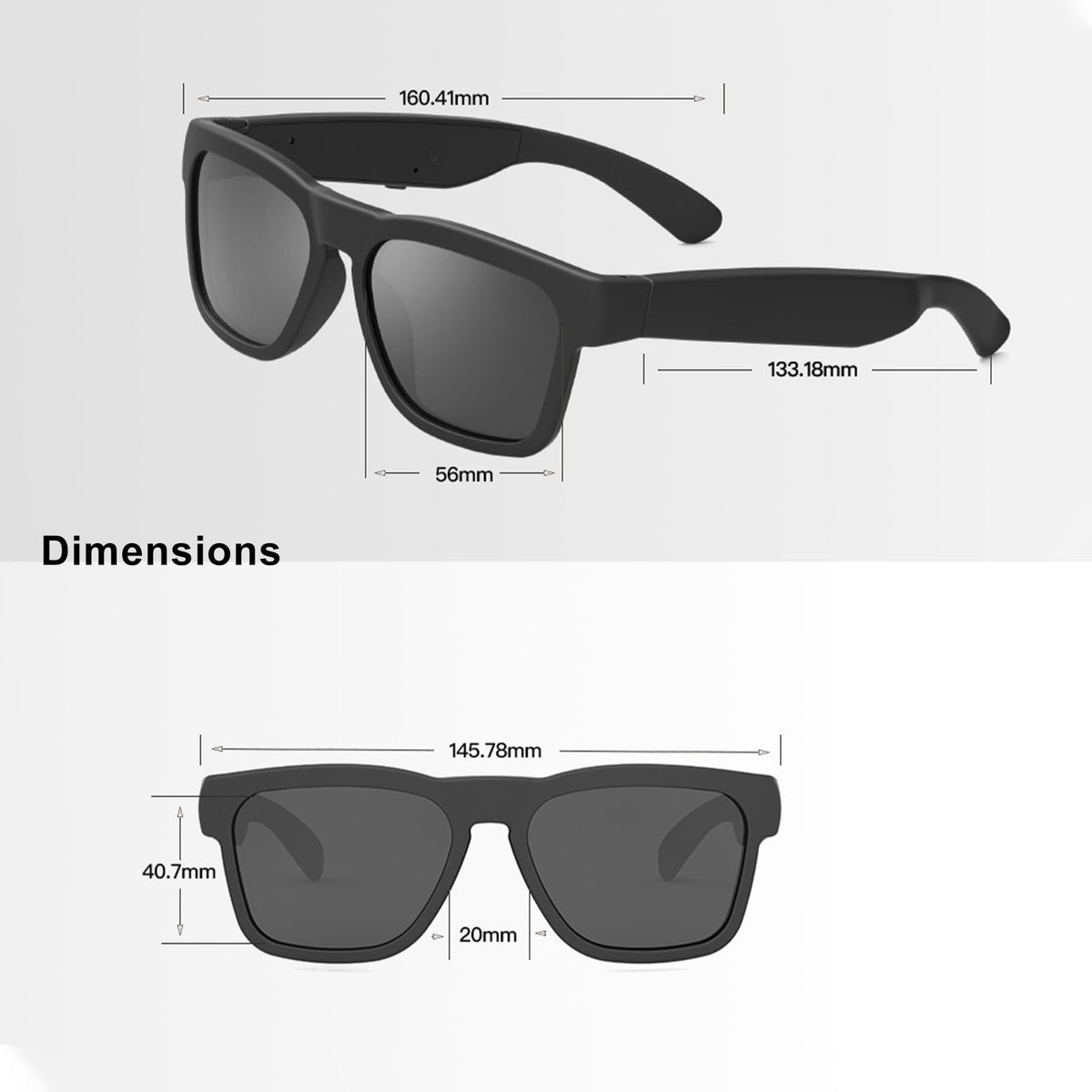 OhO Open Ear Smart Glasses, UV400 Z87.1 Lightweight Audio Bluetooth Glasses Father Jim Norris notebooks