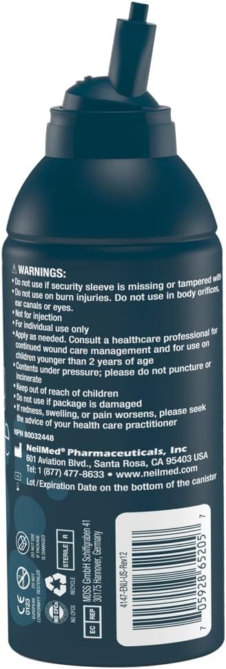 NeilMed NeilCleanse Piercing Aftercare Spray Fine Mist 177mL ( 6.3 FLoz)