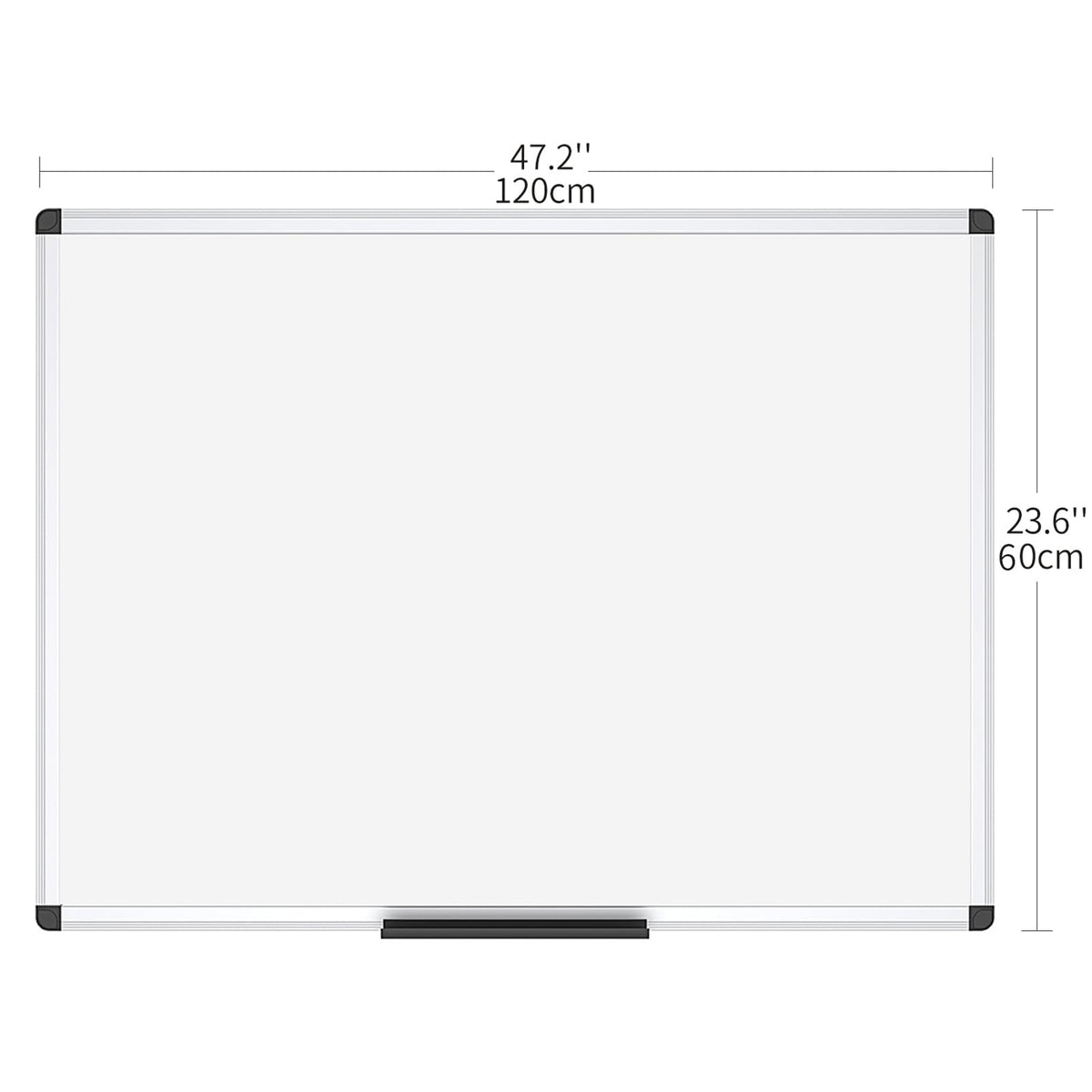 VIZ-PRO Magnetic Dry Erase Board, 36 X 24 Inches, Silver Aluminium Frame Father Jim Norris notebooks