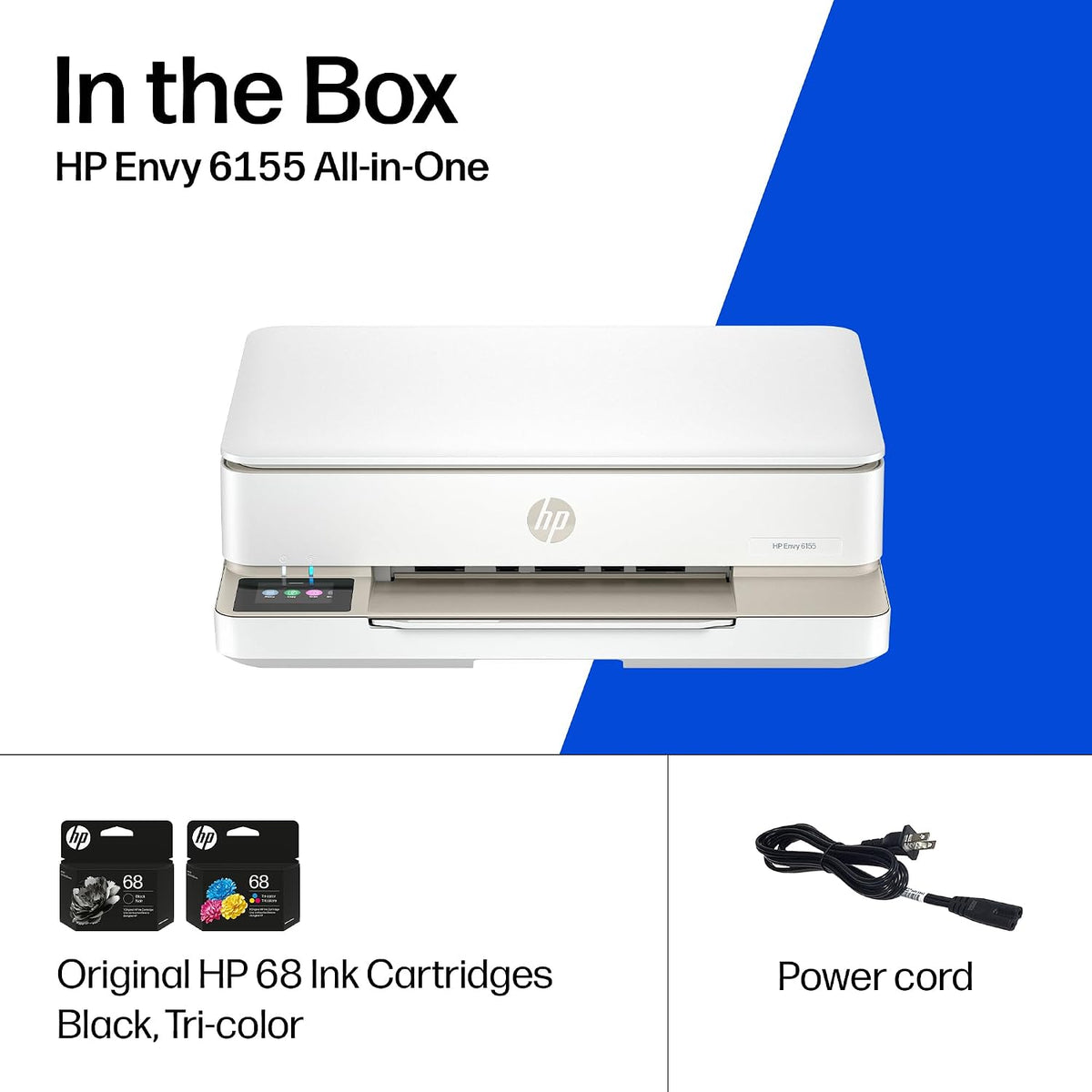 HP Envy 6155 Wireless All-in-One Color Inkjet Printer, Print, Scan, Copy, Duplex Printing Best-for-Home, 3 Month Trial of Instant Ink Included, AI-Capable (C2WR7A) Portobello Father Jim Norris notebooks