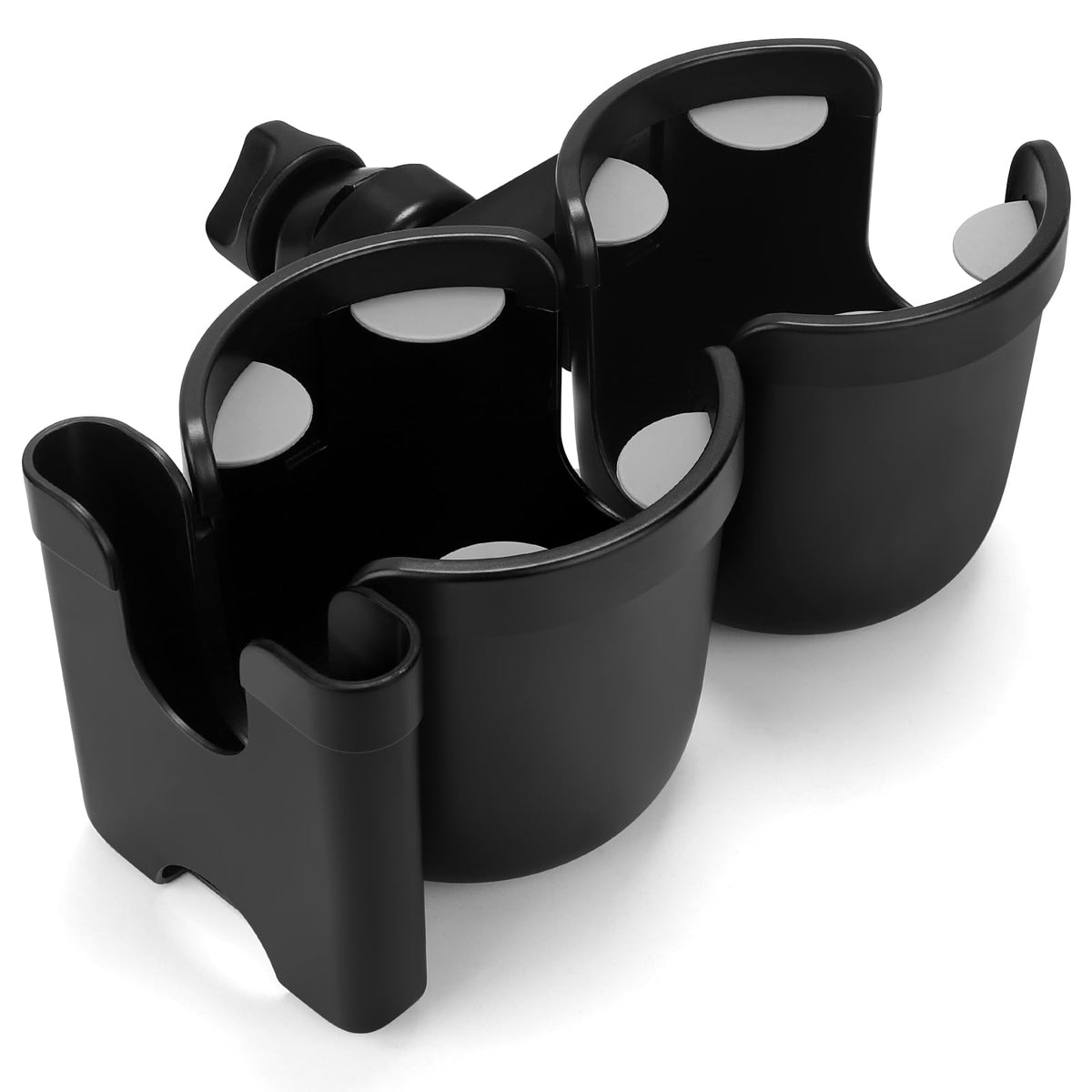 Accmor Stroller Cup Holder with Phone Holder, Bike Cup Holder, Walker Scooter Wheelchair Cup Holder Attachment, Universal Cup Holder for Uppababy Graco Strollers