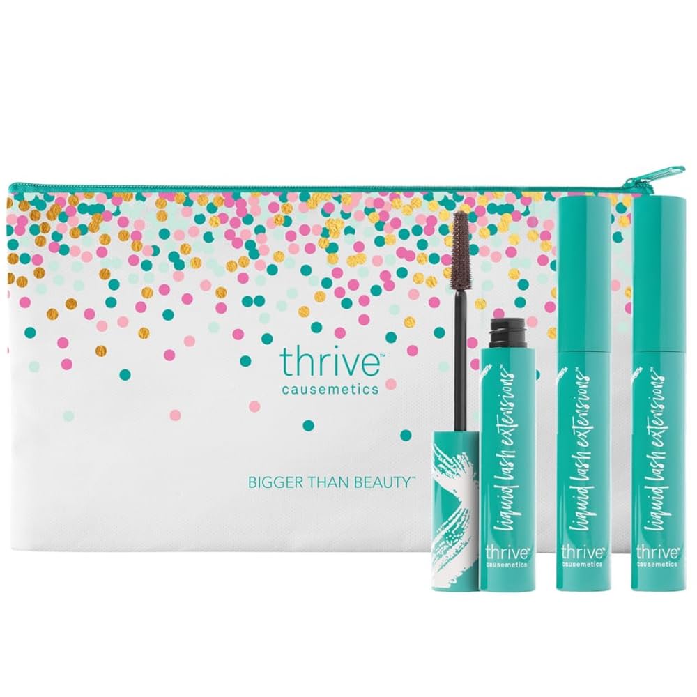 Thrive Causemetics Liquid Lash Extensions Mascara, Brown Black Shade Father Jim Norris notebooks