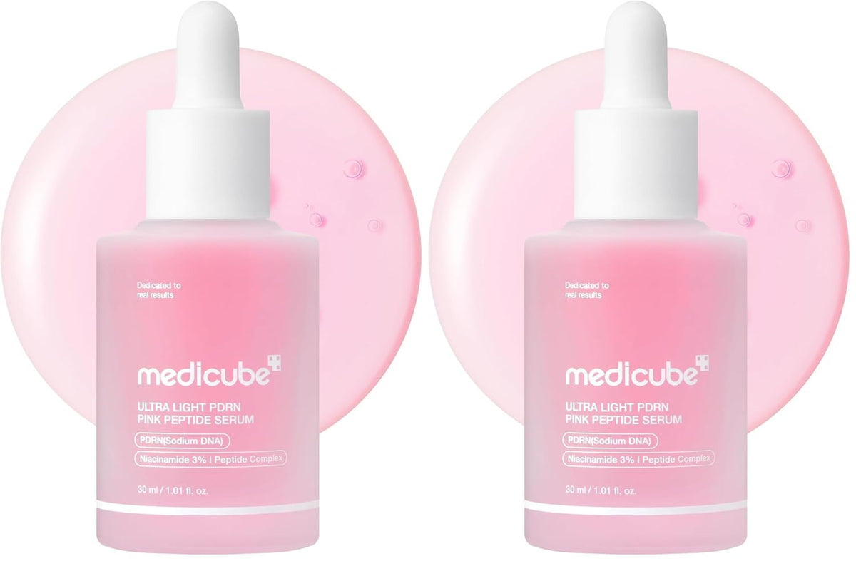 medicube PDRN Pink Peptide Serum with Salmon DNA, Firmer, Even-Looking Skin