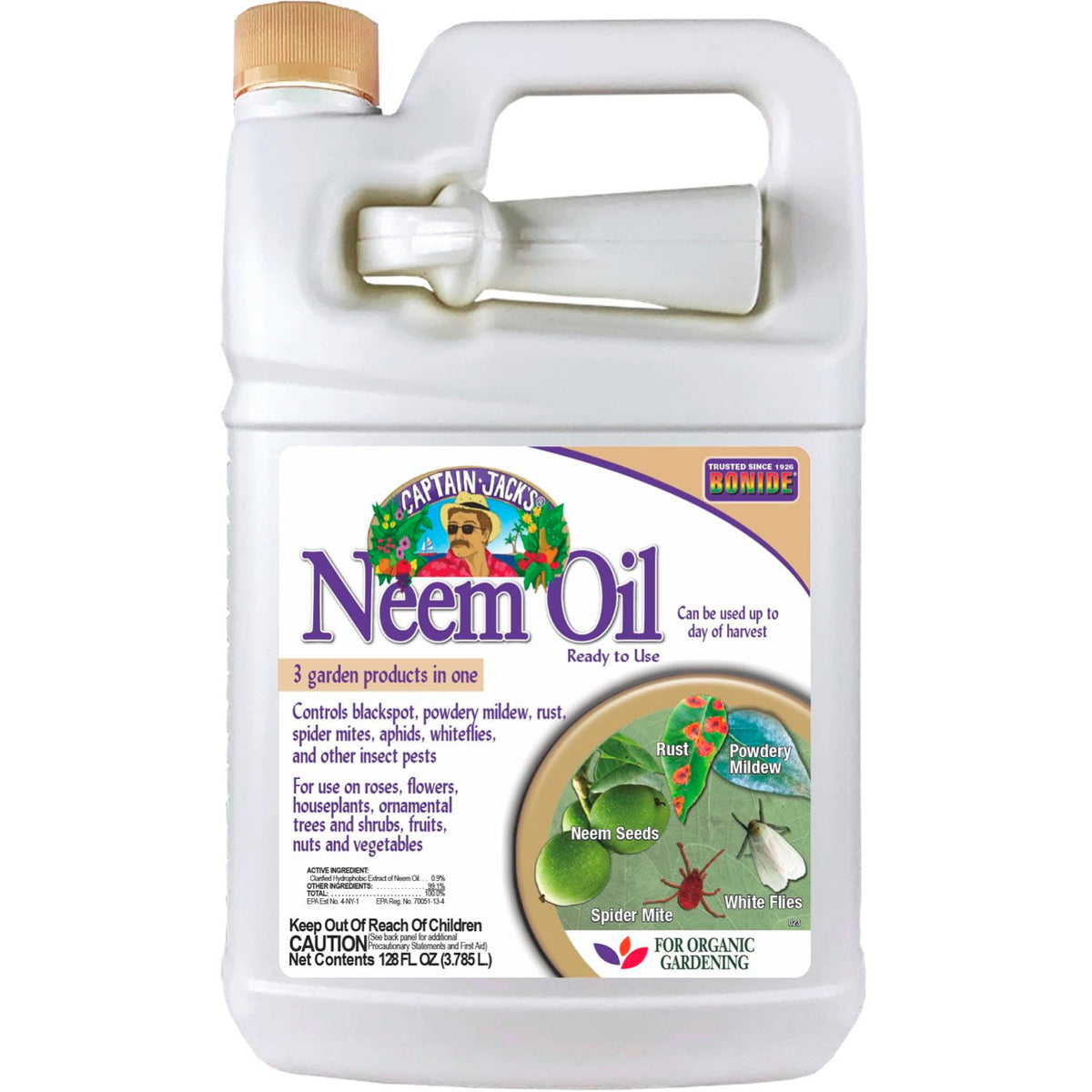 Bonide Captain Jack's Neem Oil, 32 oz Ready-to-Use Spray Father Jim Norris notebooks