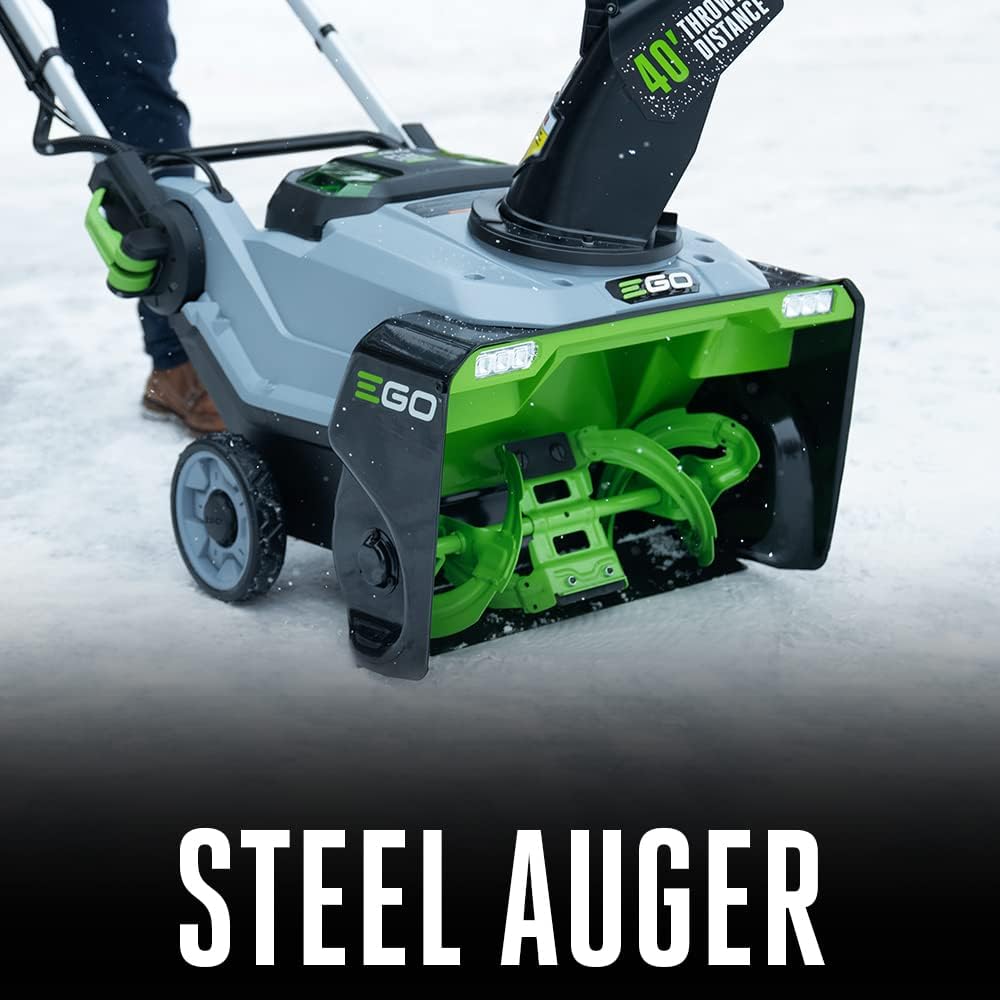 EGO Power+ 21" Electric Snow Blower, Gray/Black, Cordless Steel Auger, Includes (2) 56V 5.0Ah Batteries and Dual Port Charger, SNT2112 Father Jim Norris notebooks
