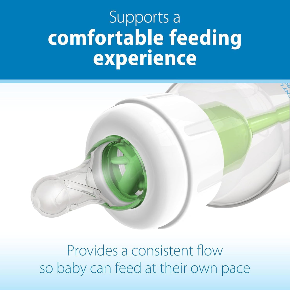 Dr. Brown's Anti-Colic Options+ Narrow Baby Bottle, Clear, 8 oz, 4-Pack