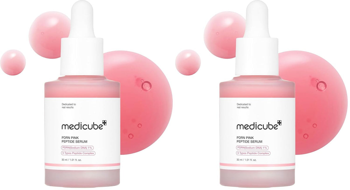 medicube PDRN Pink Peptide Serum with Salmon DNA, Firmer, Even-Looking Skin