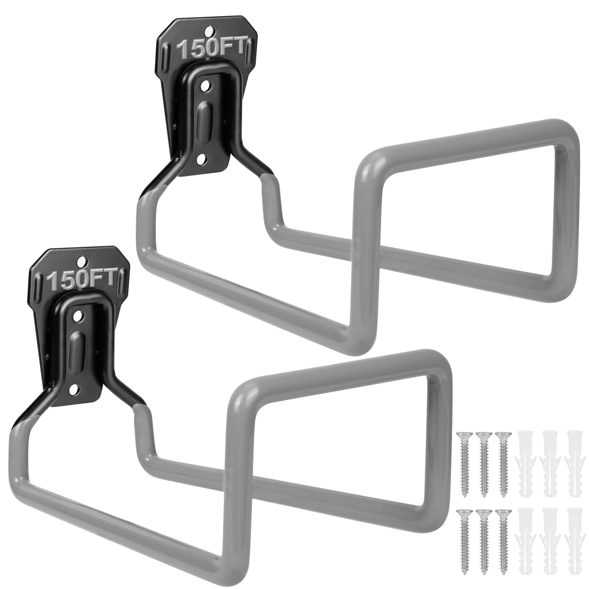 PeoMev Hose Holder Wall Mount Metal Hose Hook Garden Hose Rack Father Jim Norris notebooks