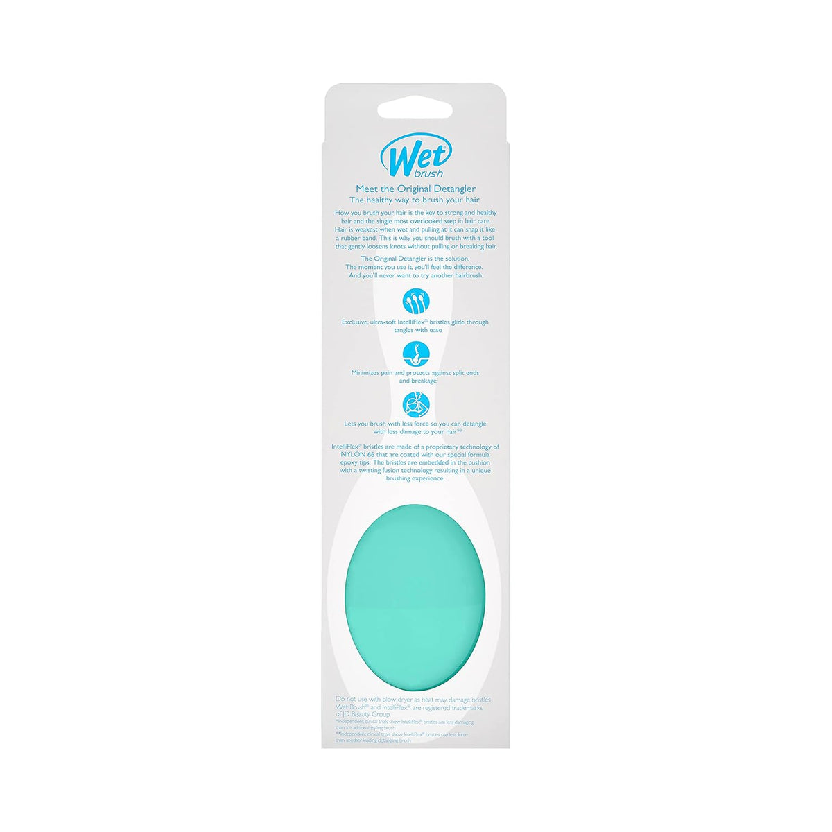 Wet Brush Original Detangler Hair Brush, Black Frost, For All Hair Textures