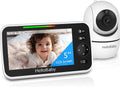 HelloBaby No WiFi Baby Monitor Camera and Audio HB6550, 5" Video Screen