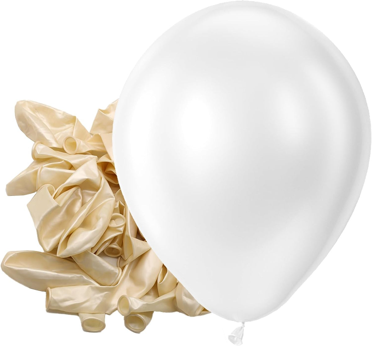 Bezente Assorted Latex Rainbow Balloons 100 Pack 12 inch
