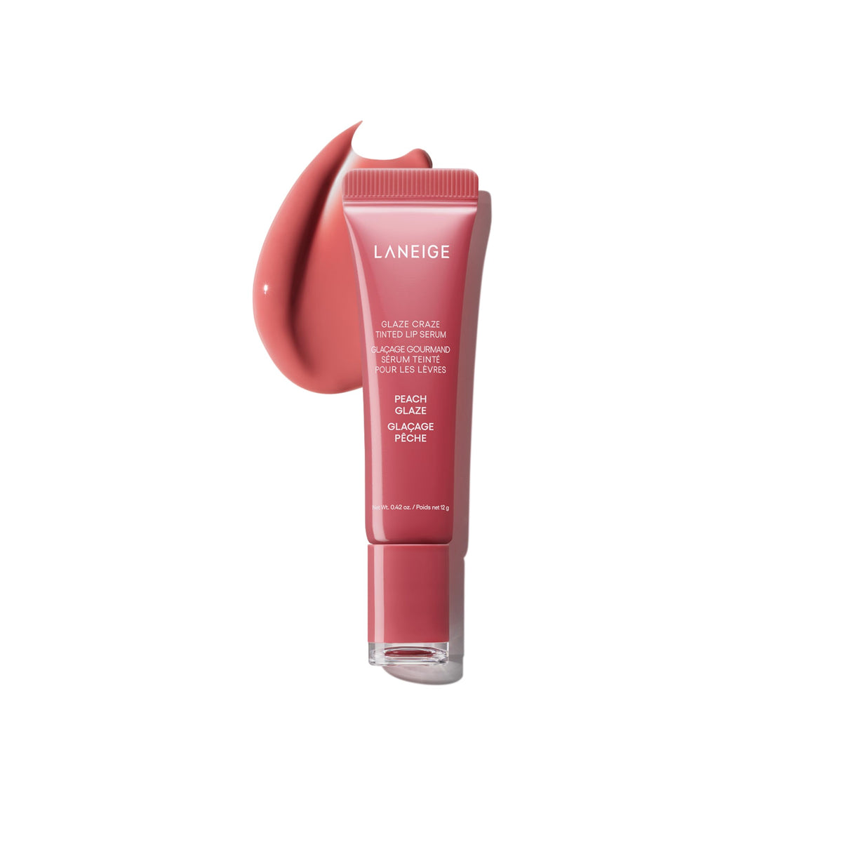 LANEIGE Glaze Craze Tinted Lip Serum with Plumping Polypeptides Father Jim Norris notebooks