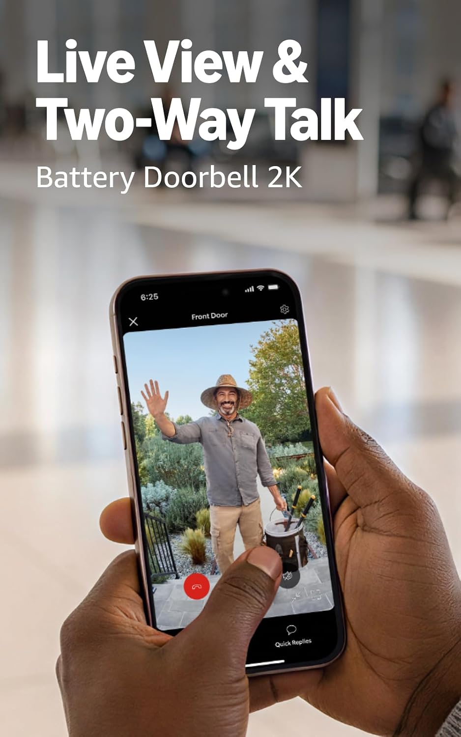 Ring Battery Doorbell 2K (newest model) Retinal 2K with wide-angle video, up to 6x Enhanced Zoom, Two-Way Talk, and Built-In Battery, Matte Mocha Father Jim Norris notebooks