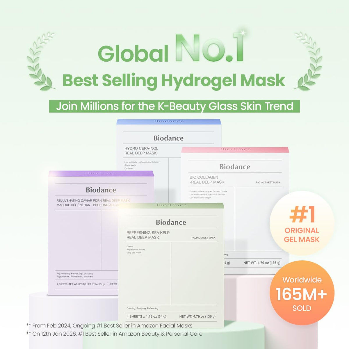 BIODANCE Bio-Collagen Real Deep Mask, Hydrating Overnight Hydrogel Face Mask, Pore Minimizing, Elasticity, Plumping, Travel Essentials & Self Care Gifts for Women, Korean Skin Care | 1.19oz(34g) x 4ea Father Jim Norris notebooks