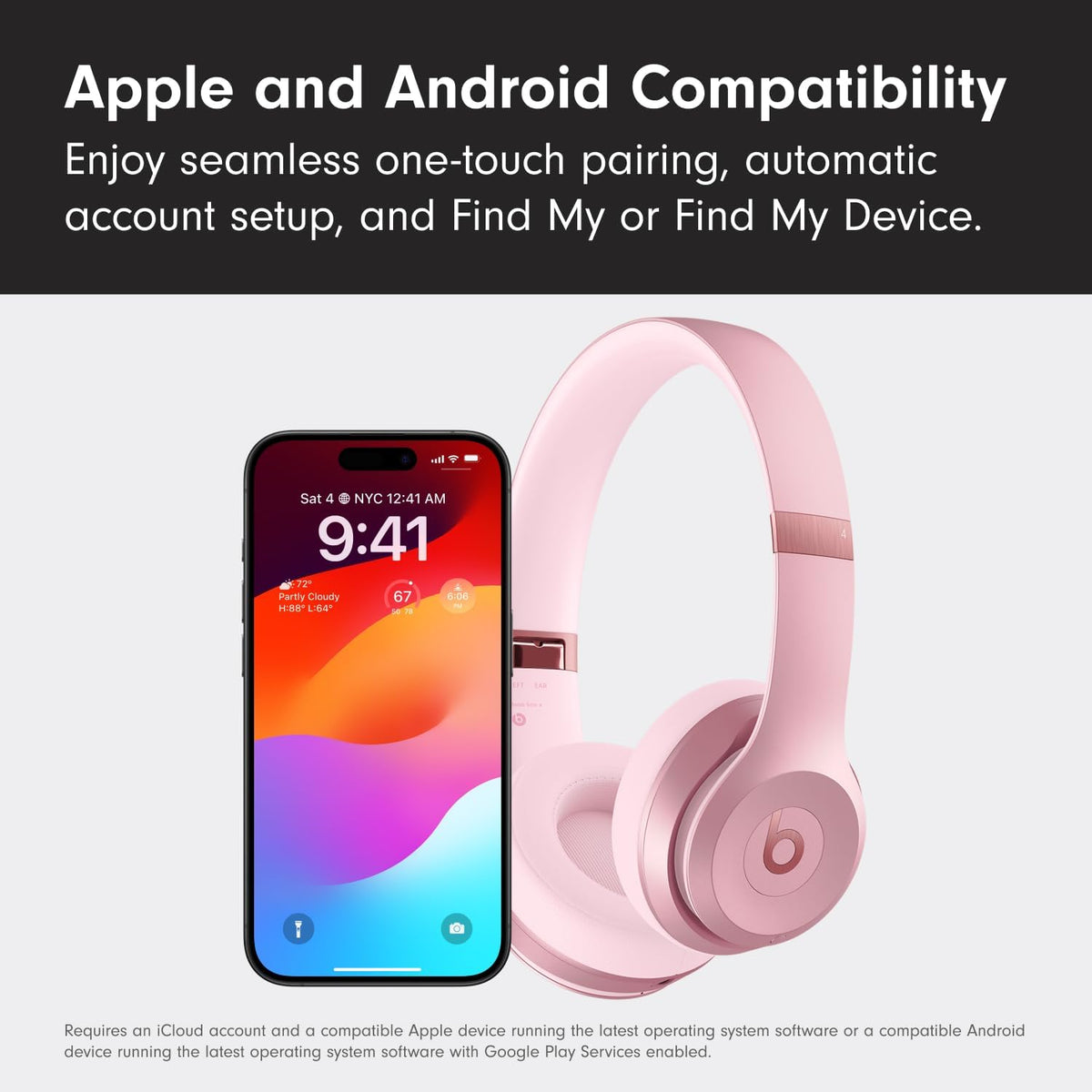 Beats Solo 4 - Wireless On-Ear Bluetooth Headphones, Up to 50-Hour Battery Life, Ultra-Lightweight Comfort, Powerful and Balanced Sound, Apple & Android Compatible - Matte Black Father Jim Norris notebooks