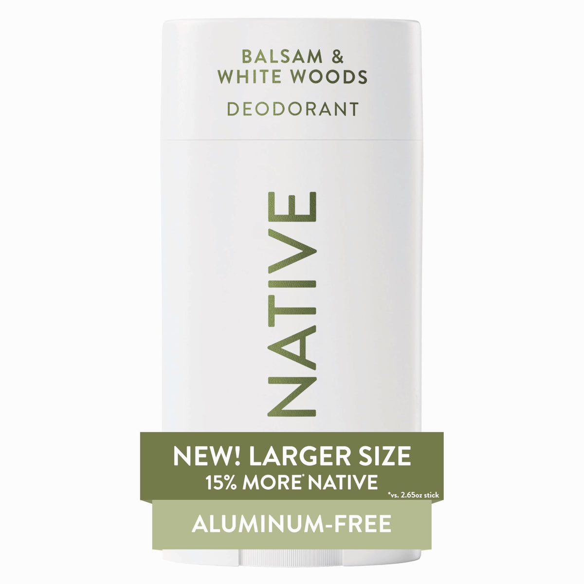 Native Aluminum-Free Deodorant for Women & Men, Coconut & Vanilla, 2.65oz