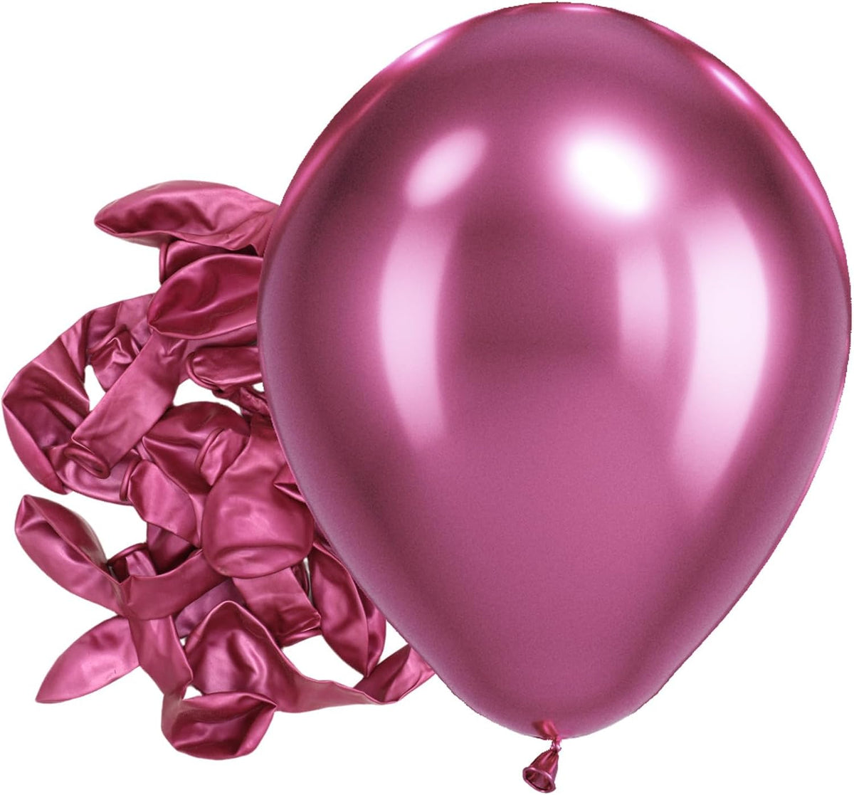 Bezente Assorted Latex Rainbow Balloons 100 Pack 12 inch