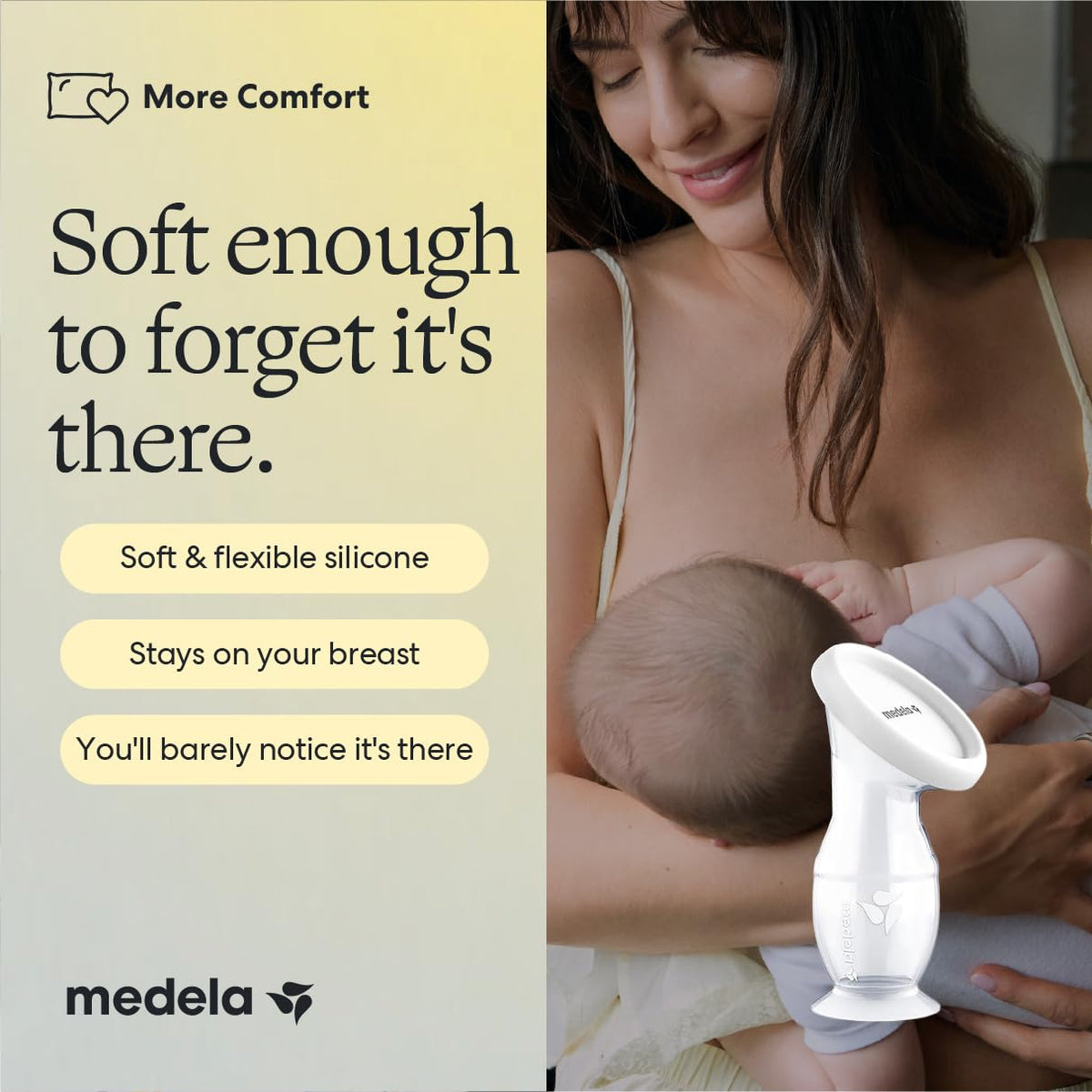 Medela Harmony Manual Breast Pump, On-the-Go, More Milk Output