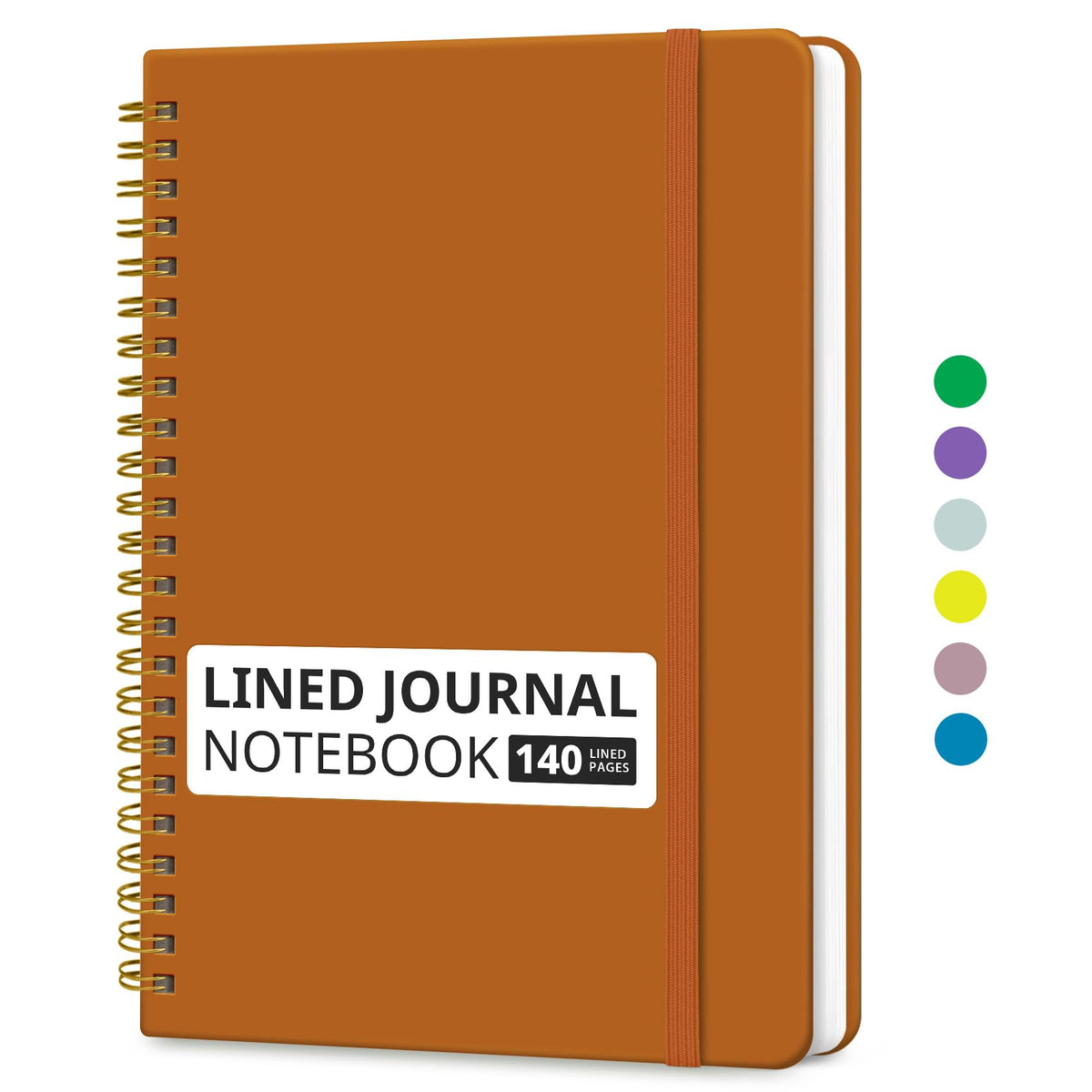 Taja Lined Spiral Notebook for Work, 5.7"x7.9" Spiral Journal College Ruled Father Jim Norris notebooks
