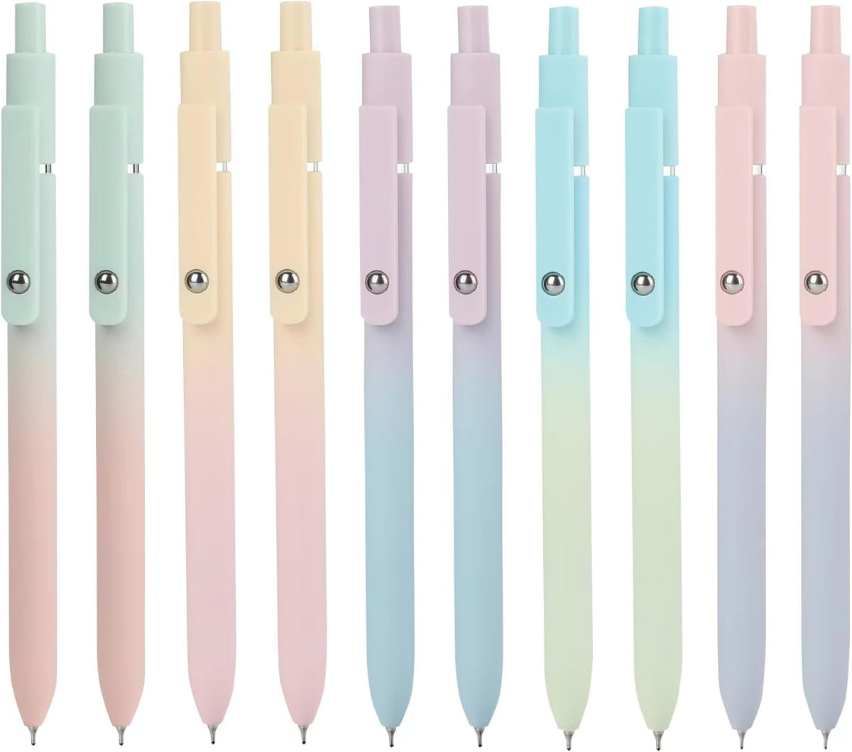 Ddaowanx Gel Pens,6 Pcs 0.5mm Retractable Quick Dry Black Ink Pens Father Jim Norris notebooks