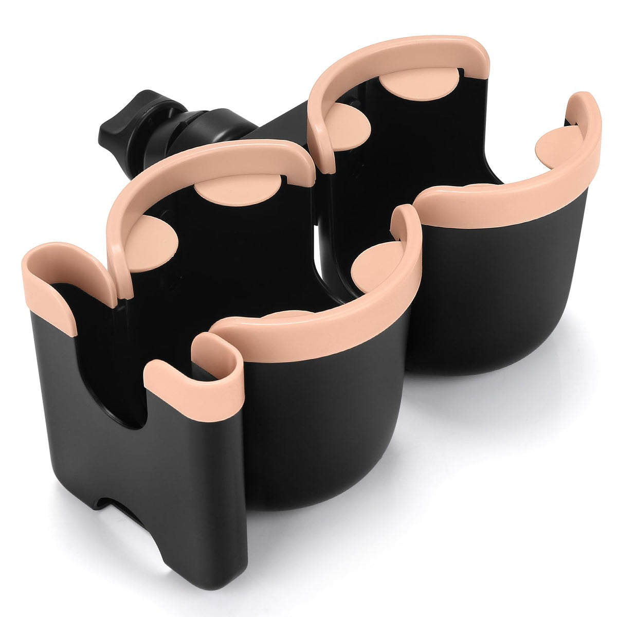 Accmor Stroller Cup Holder with Phone Holder, Bike Cup Holder, Walker Scooter Wheelchair Cup Holder Attachment, Universal Cup Holder for Uppababy Graco Strollers