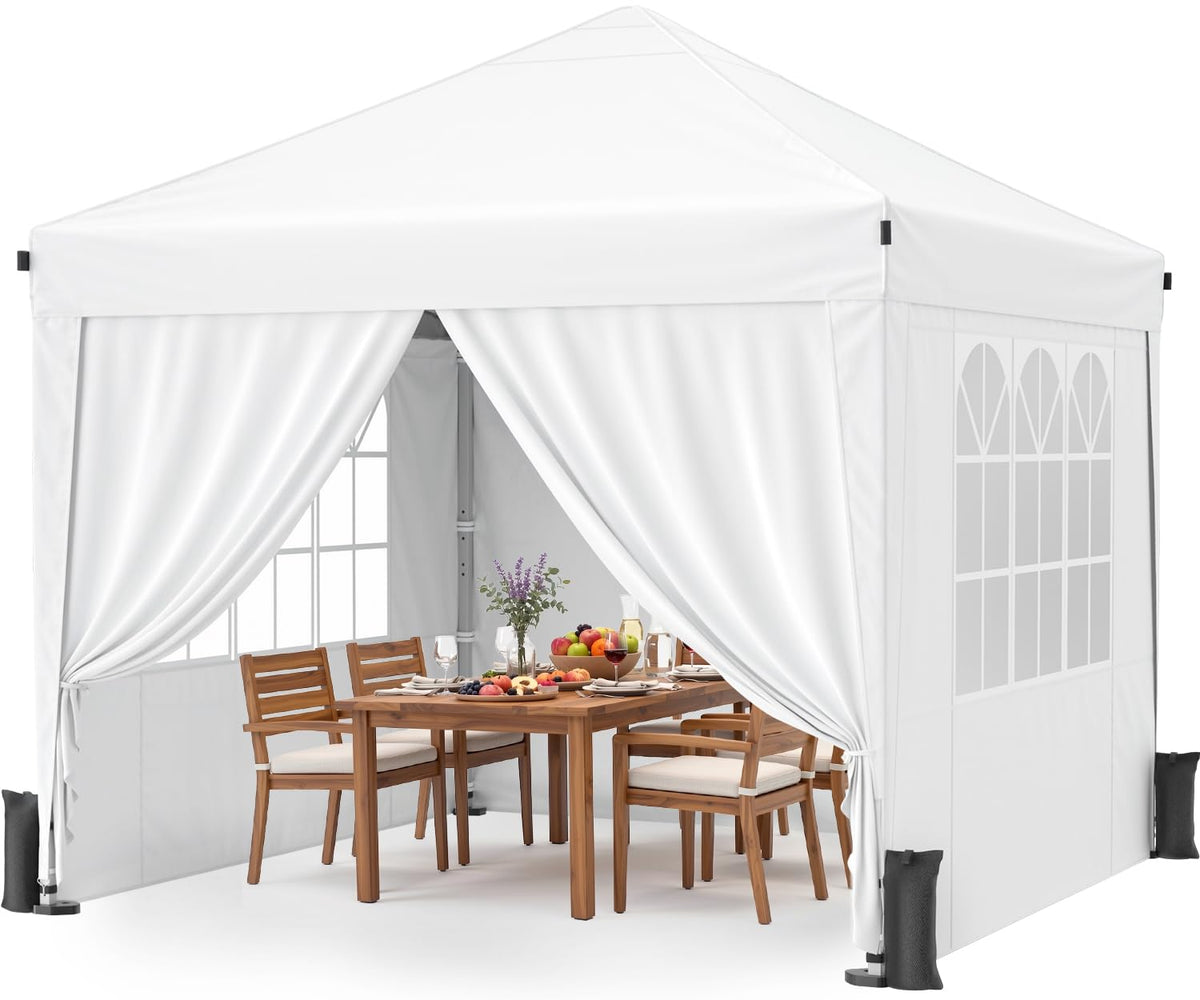 10x10 Pop Up Canopy Tent with One-Push Center Lock,Dark Gray Father Jim Norris notebooks