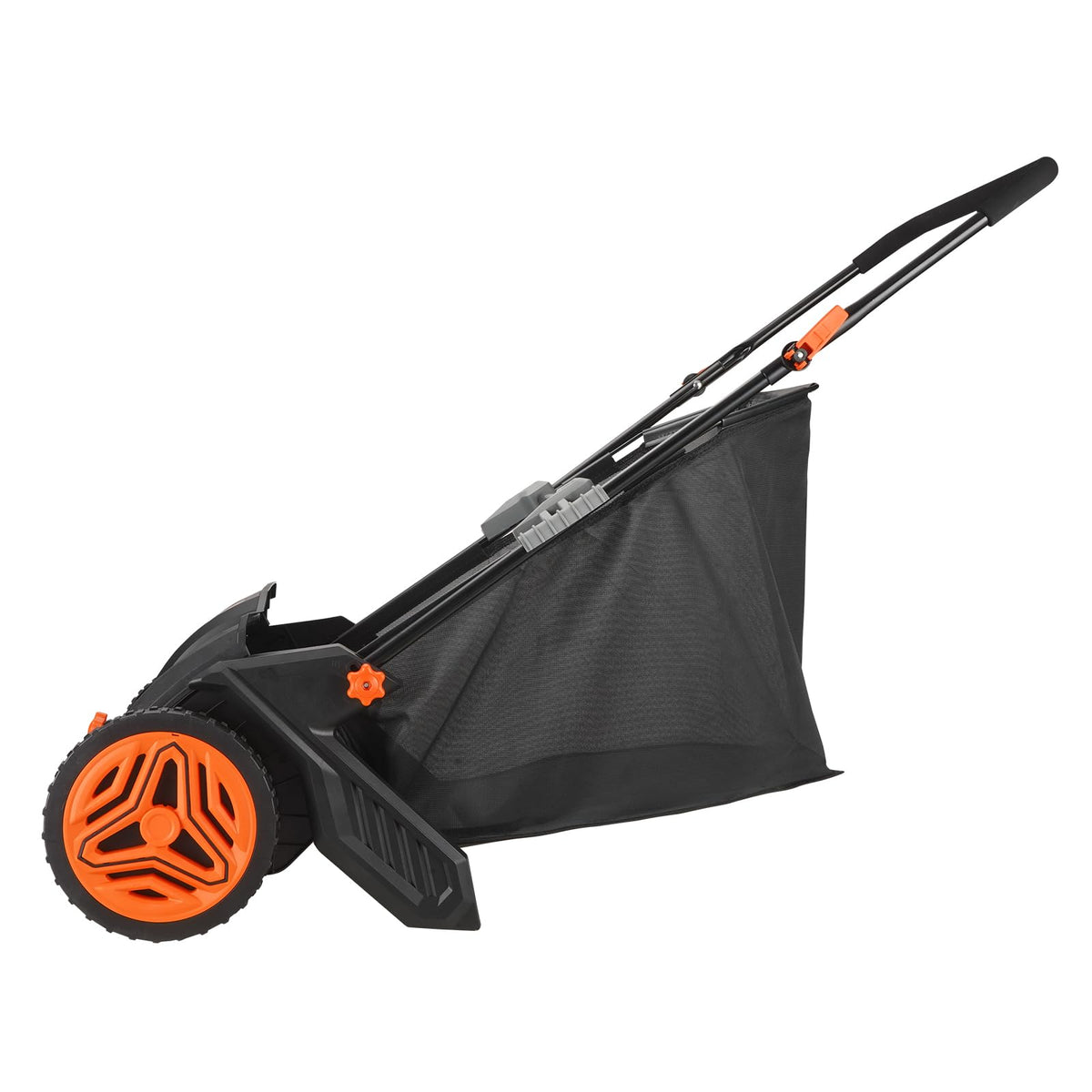 VEVOR Push Lawn Sweeper 26 in Leaf & Grass Collector 7 cu. ft. Hopper Bag Father Jim Norris notebooks