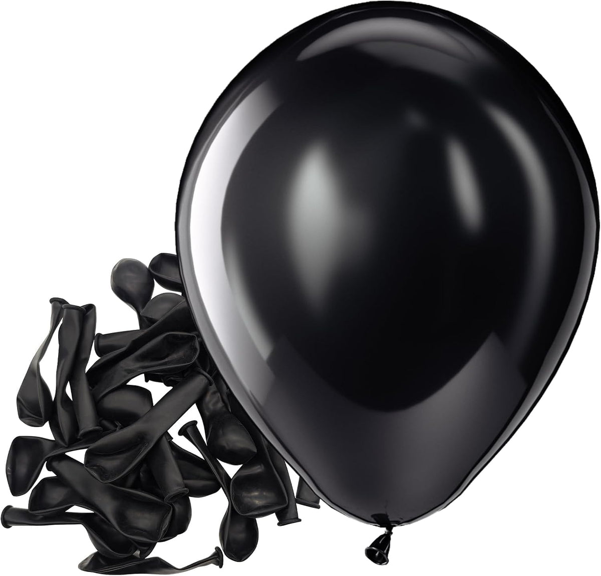 Bezente Assorted Latex Rainbow Balloons 100 Pack 12 inch