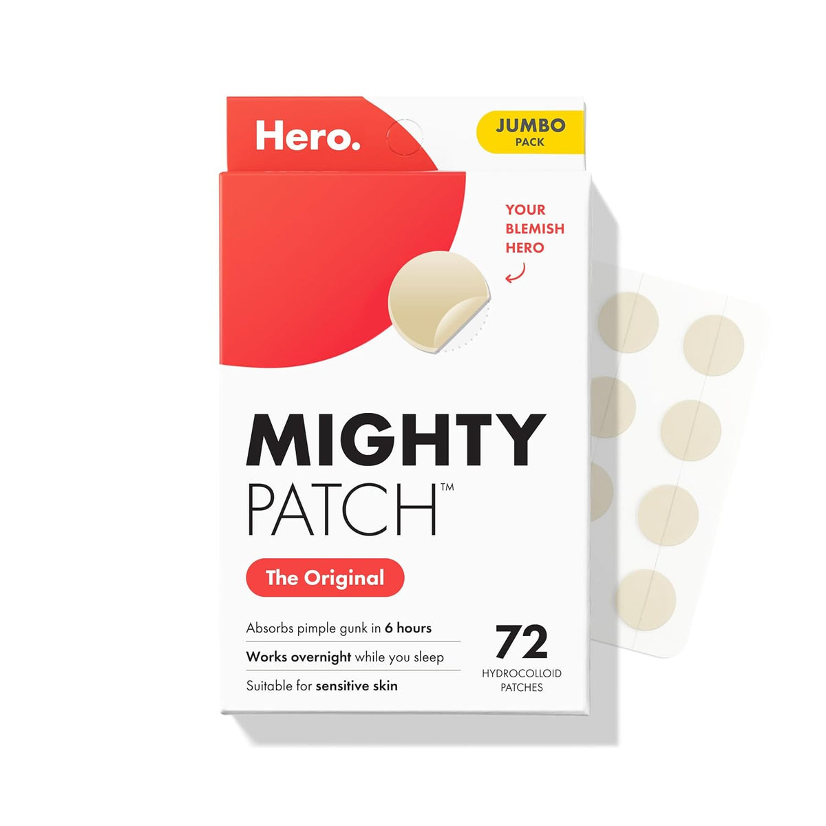 Mighty Patch Hero Cosmetics Original Nighttime Acne Pimple Patches, 36 Ct Father Jim Norris notebooks