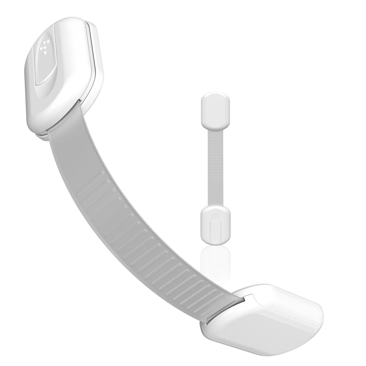 SKYLA HOMES Cabinet Strap Locks for Baby Proofing, 8 Pack, White
