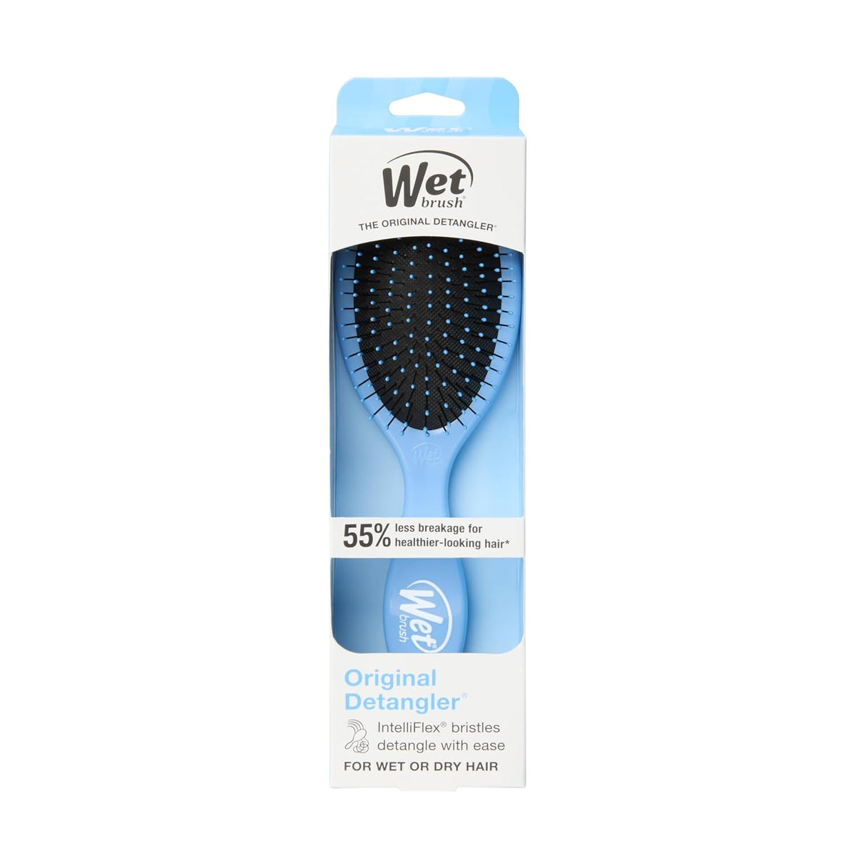 Wet Brush Original Detangler Hair Brush, Black Frost, For All Hair Textures