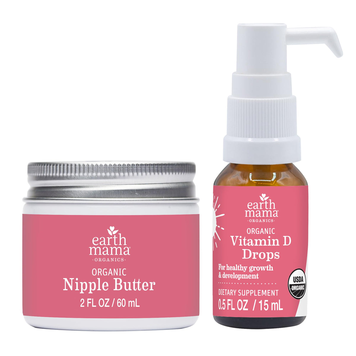 Earth Mama Organic Nipple Butter, Lanolin-Free Breastfeeding Cream, 2 fl oz