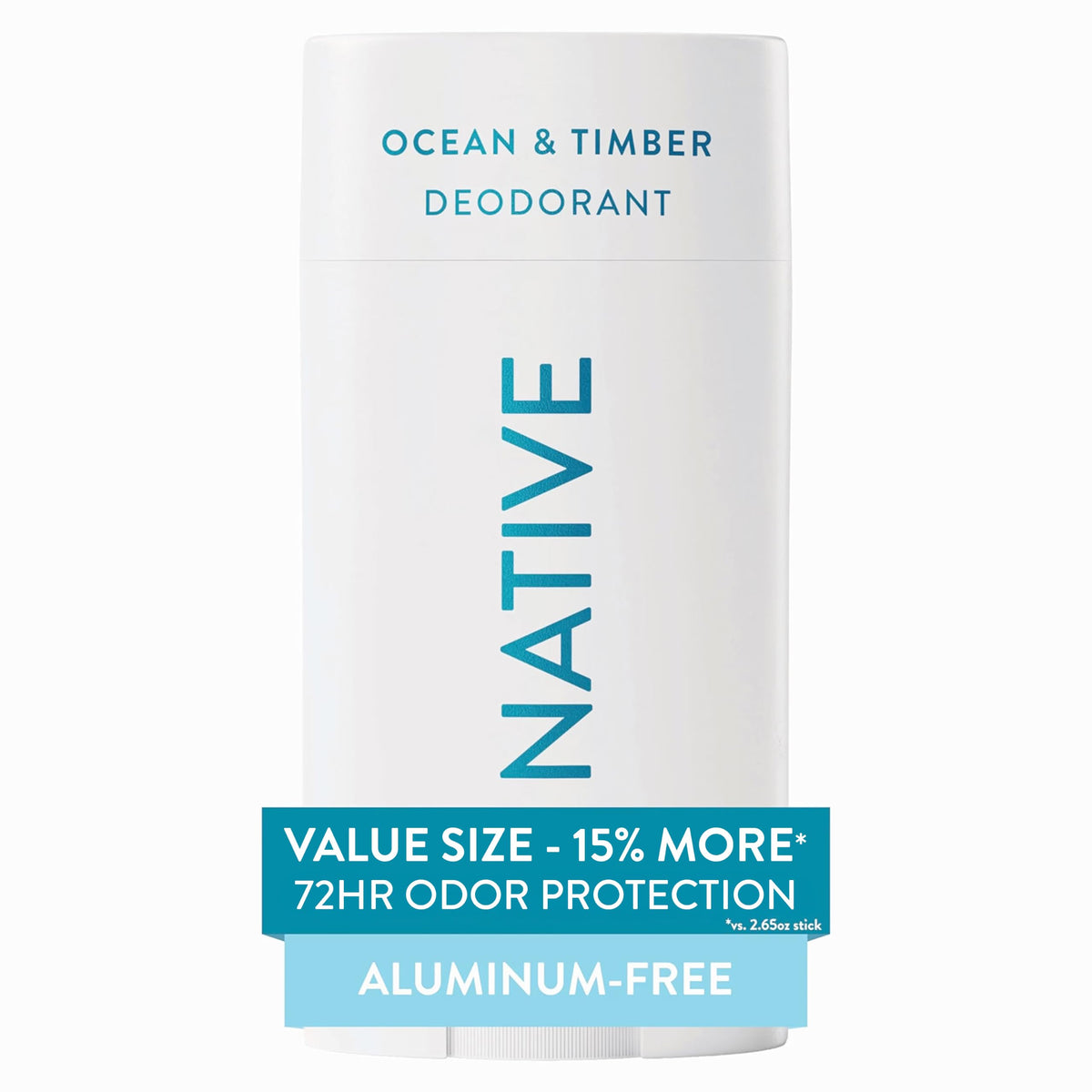 Native Aluminum-Free Deodorant for Women & Men, Coconut & Vanilla, 2.65oz