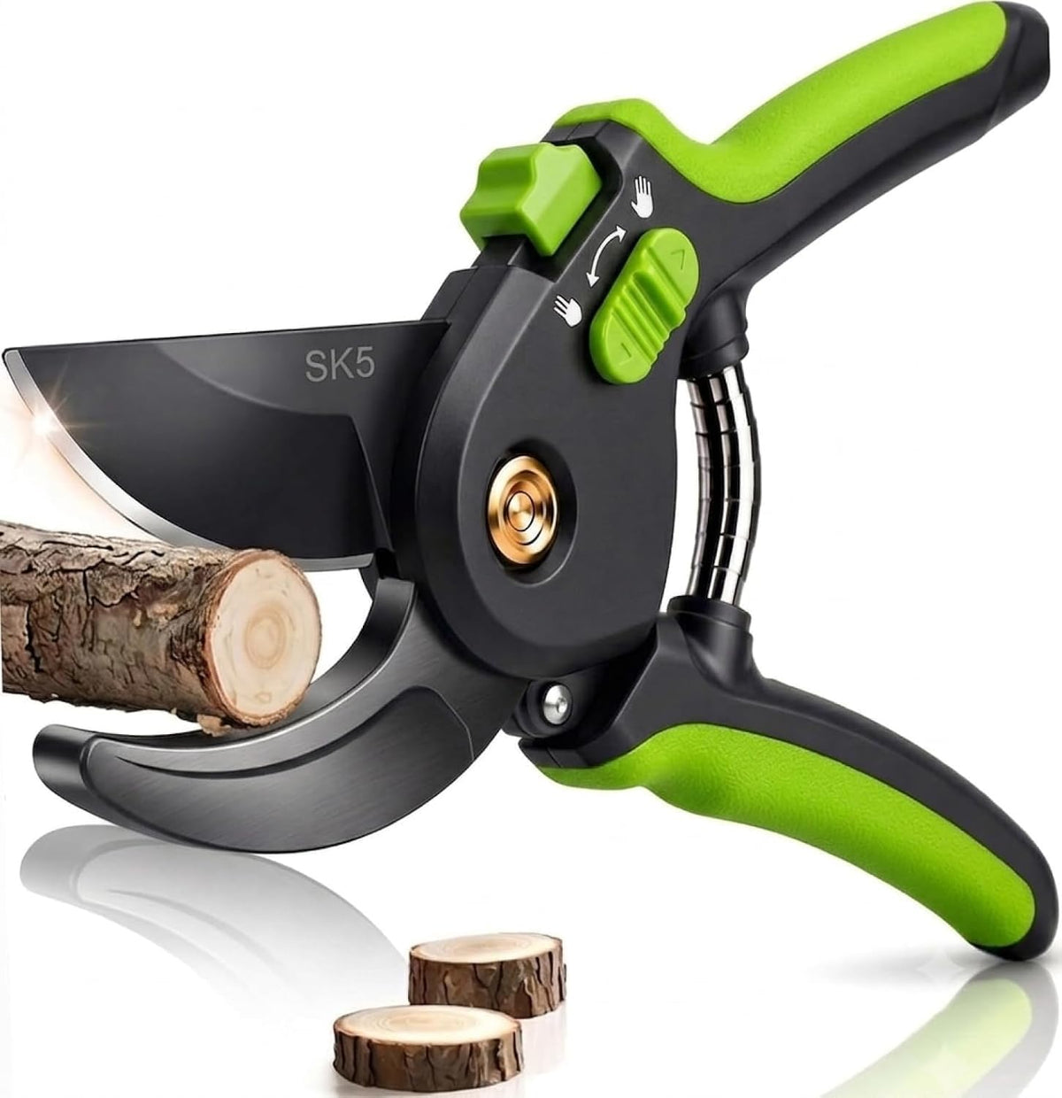 Ultra Sharp Pruning Shears Hedge Clipper – Cuts 3X Easier, Dual-Size Opening, Weak Hand Arthritis Clippers, Rust-Resistant Pruner, Effortlessly Cuts Father Jim Norris notebooks