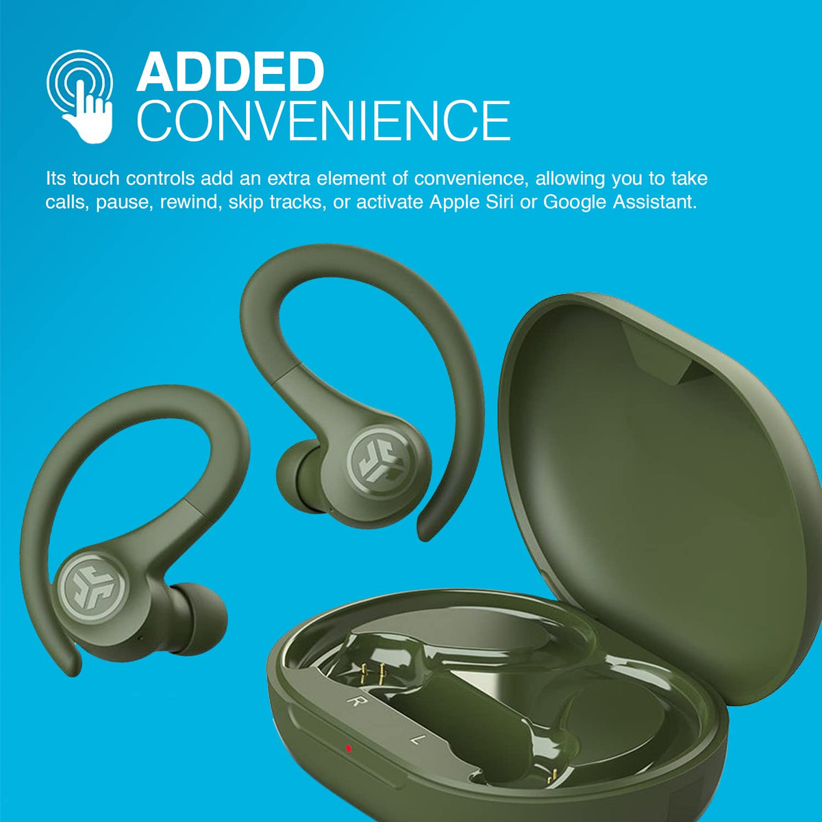 JLab, Go Sport+, True Wireless Workout Earbuds, Bluetooth Sport Earbuds, Clear Calling, Teal Father Jim Norris notebooks