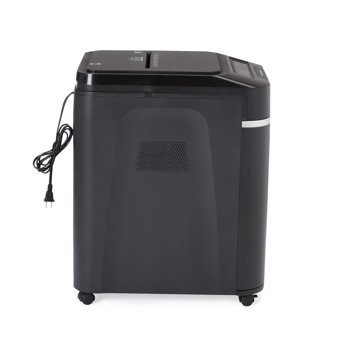 Amazon Basics 8-Sheet High Security Cross Cut Paper and Credit Card Shredder with P-4 Security, Auto Shut-off, Black Father Jim Norris notebooks
