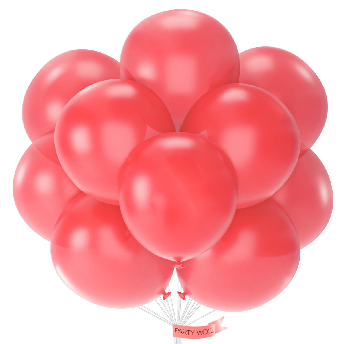 PartyWoo Assorted Colors Rainbow Balloons 50pcs Multicolor Colorful Color