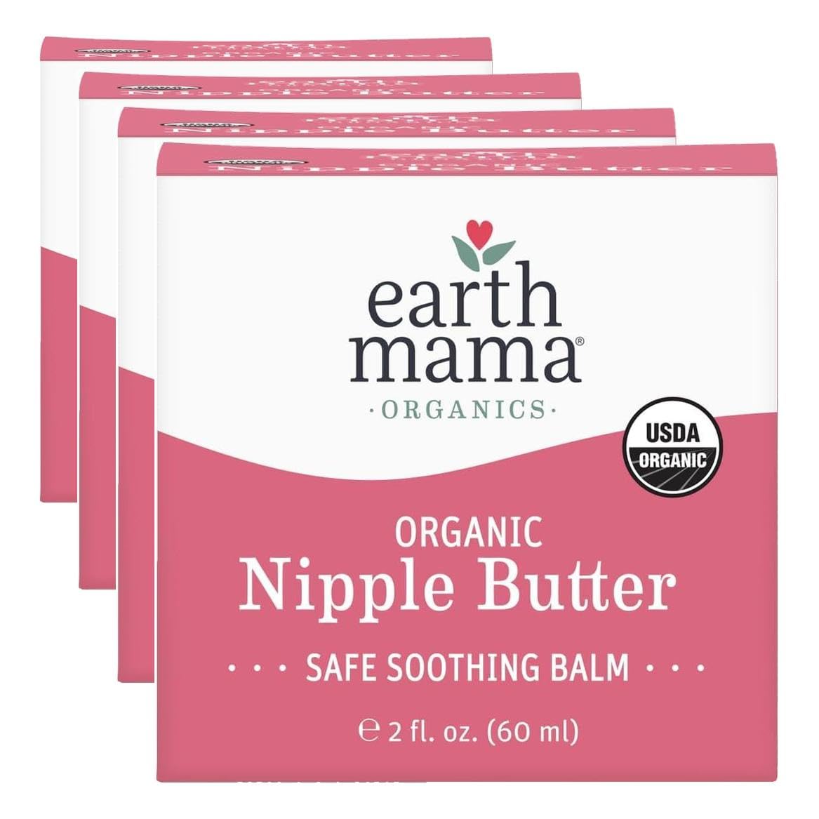 Earth Mama Organic Nipple Butter, Lanolin-Free Breastfeeding Cream, 2 fl oz
