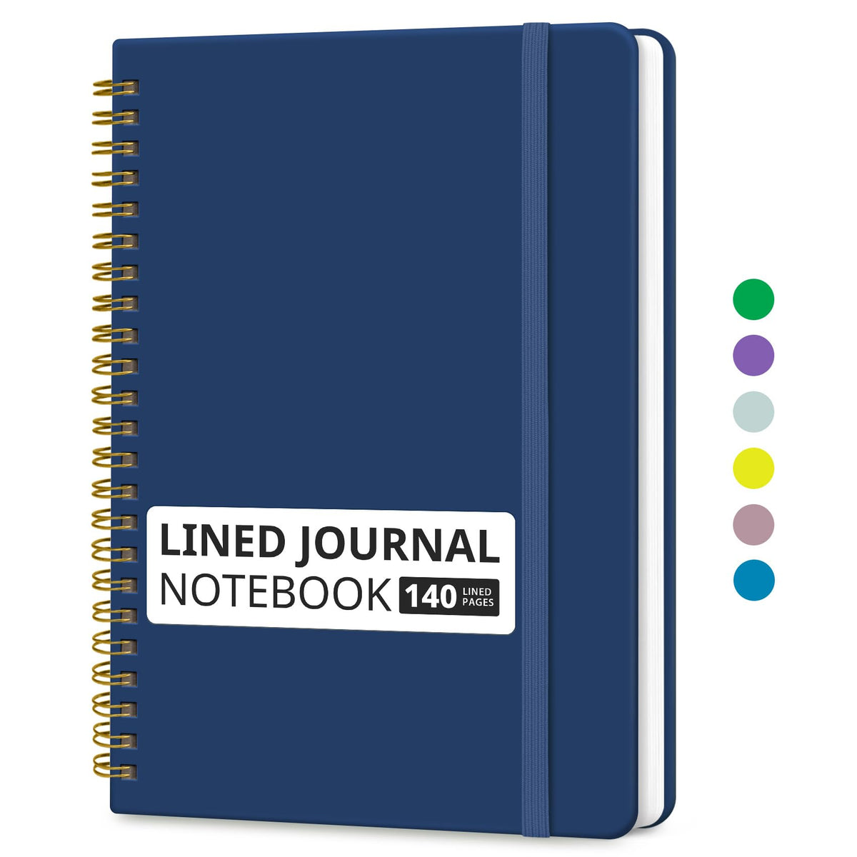 Taja Lined Spiral Notebook for Work, 5.7"x7.9" Spiral Journal College Ruled Father Jim Norris notebooks