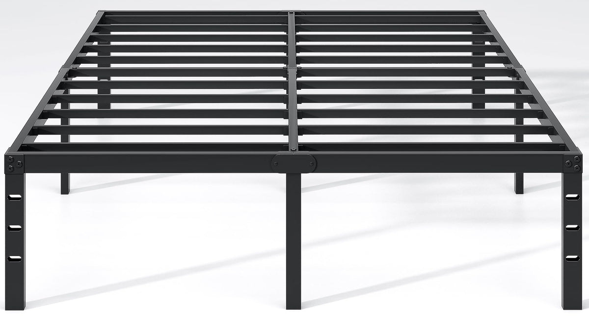 NEW JETO Metal Bed Frame,Queen Size Bed Frame with Storage Space,14 Inch