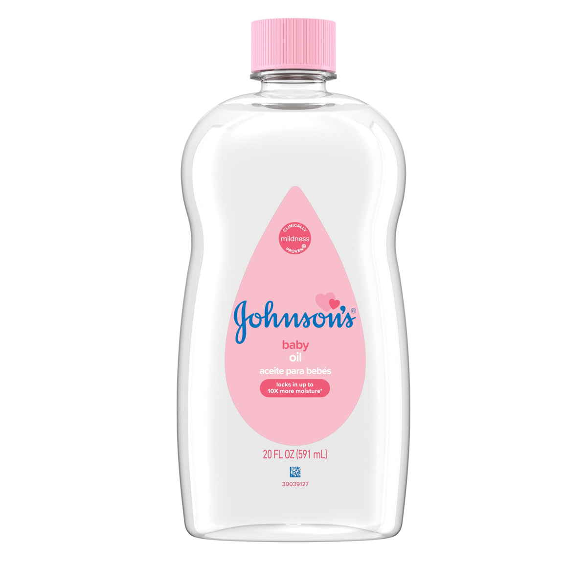 Johnson's Baby Oil, Hypoallergenic, 3 fl oz
